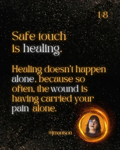 Safe touch is healing 1